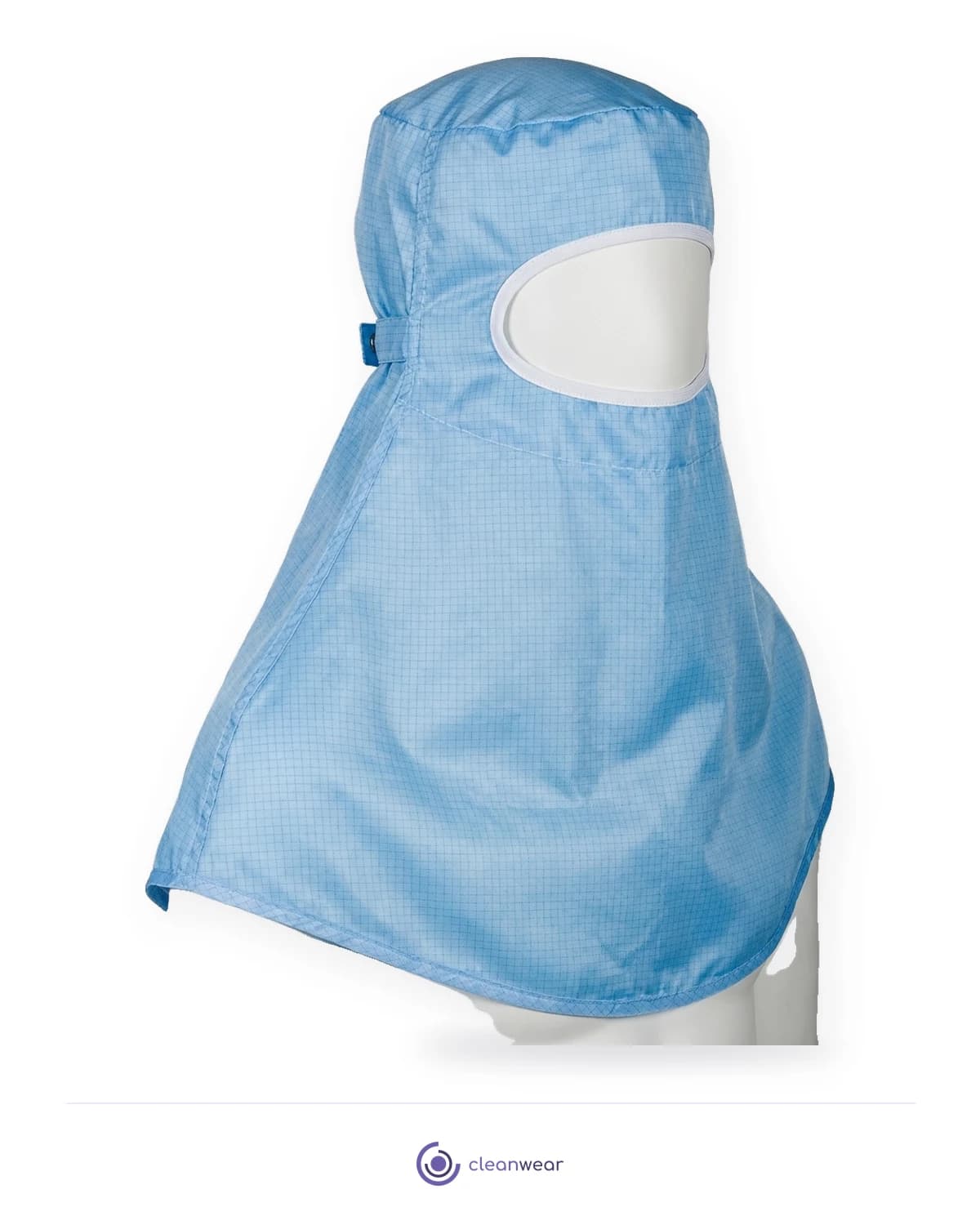 Pullover Cleanroom Hood, product photo on white