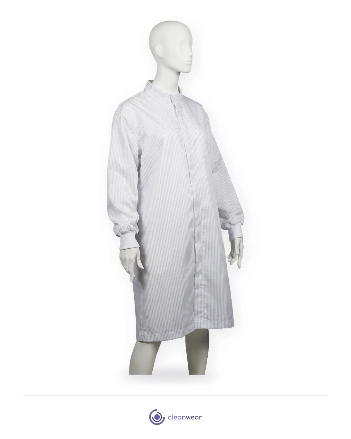 Cleanroom Lab Coat, product photo on white