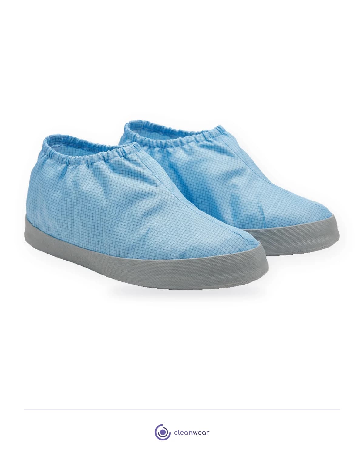 Reusable Cleanroom Shoe Covers, product photo on white